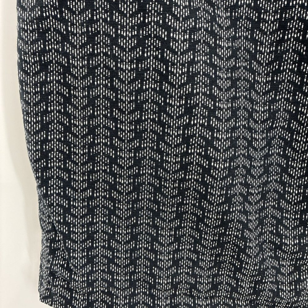 The Limited Womens Skirt Size 12 Black White Career Pencil Stretch Knee Length - Picture 2 of 8